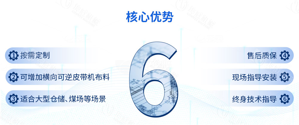 皮帶機卸料小車優勢特點